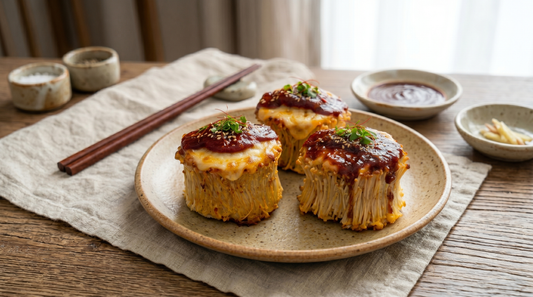 Smoked Cheese Enoki Scallop Cups in StoviGo